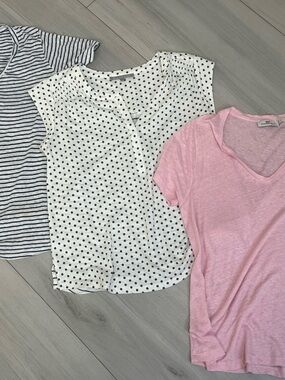 3-Piece Linen Shirt BUNDLE Vineyard Vines Daniel Rainn Sz S/M Coastal Grandma